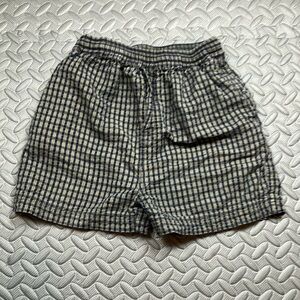 Kidswear Boys Blue‎ and Green Checkered Shorts Size XS